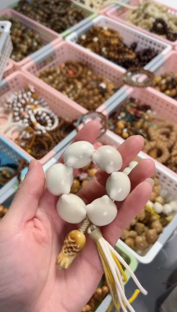 【闪购商品】菩提根/象牙果手串猫头鱼饼