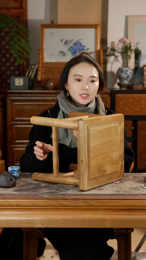 乌木类箱金丝楠老料富贵凳