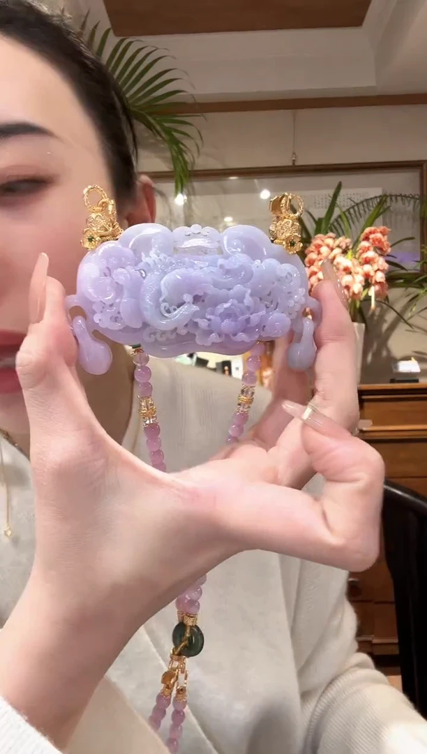 【闪购商品】翡翠颈饰未镶嵌国风