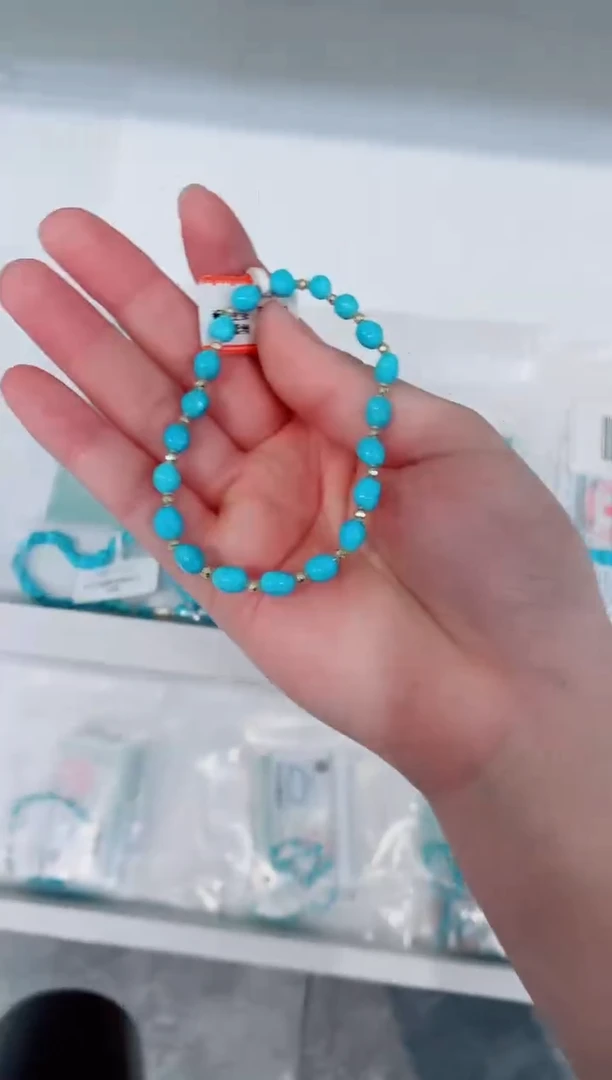 未镶嵌绿松石手链发货一件