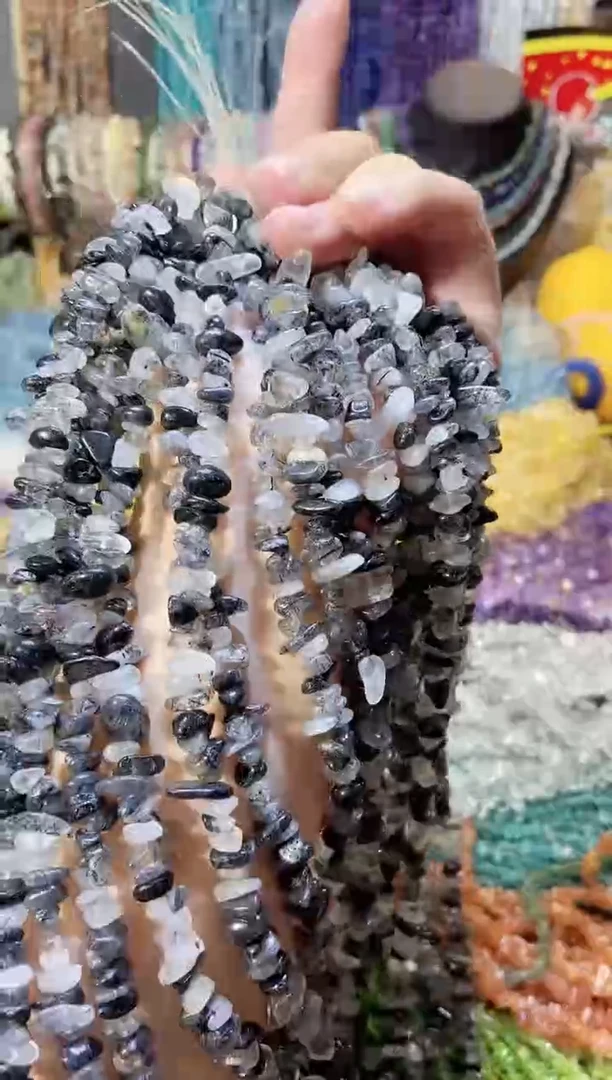 未镶嵌珠宝半成品水晶黑发晶