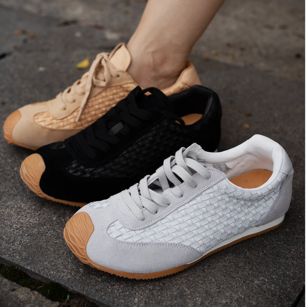 德迅鞋牛仔春季圆头复古女鞋经典中口鞋子低帮纯色瑜伽健身休闲