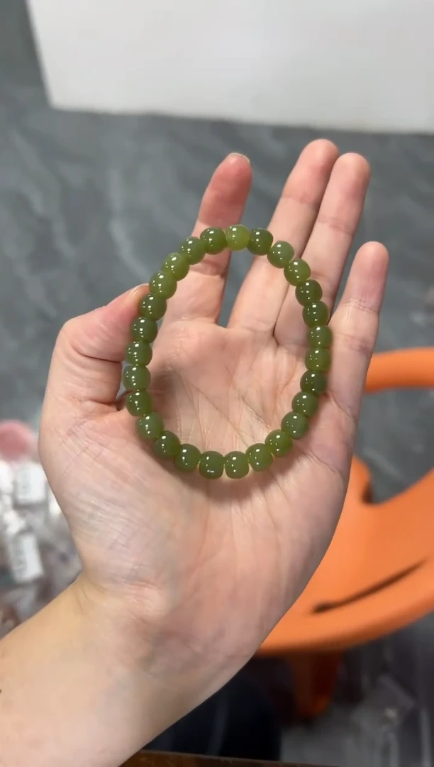 未镶嵌手链和田玉和田玉直切手链[多样发其一]