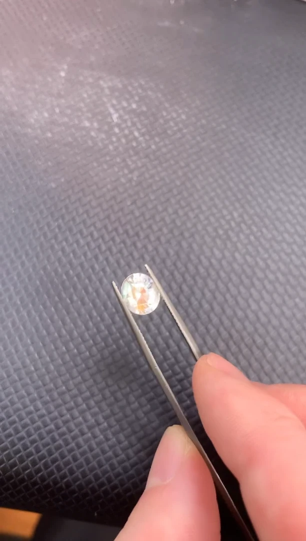 月光石裸石天然彩虹月光石2.69ct