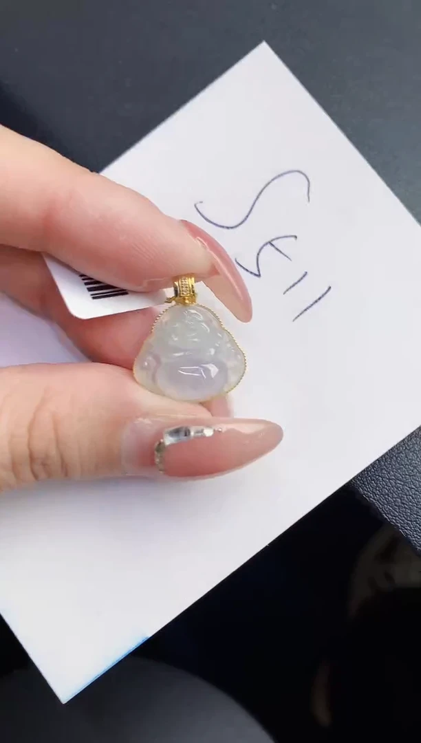 【闪购商品】翡翠颈饰18K金镶嵌000000000000