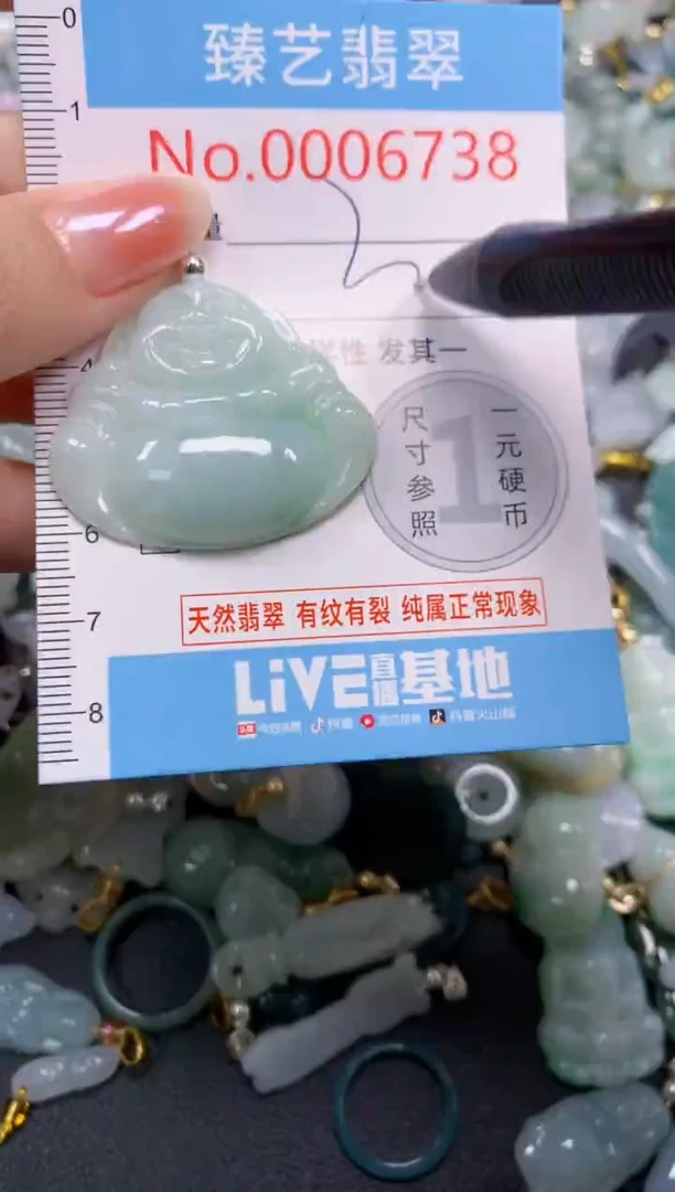 颈饰未镶嵌翡翠6738