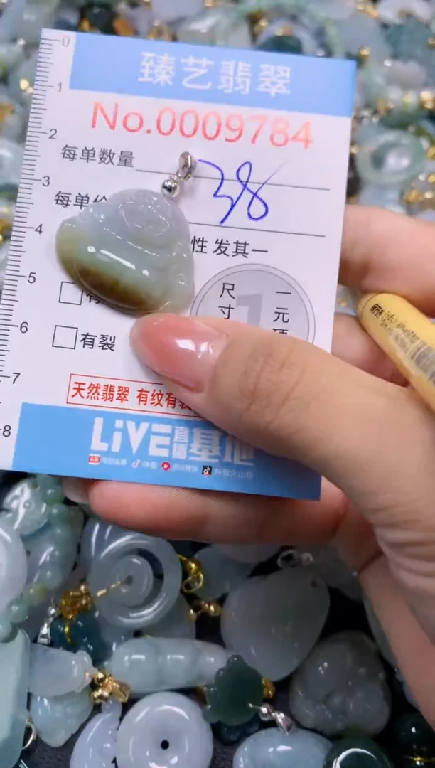 颈饰未镶嵌翡翠9784