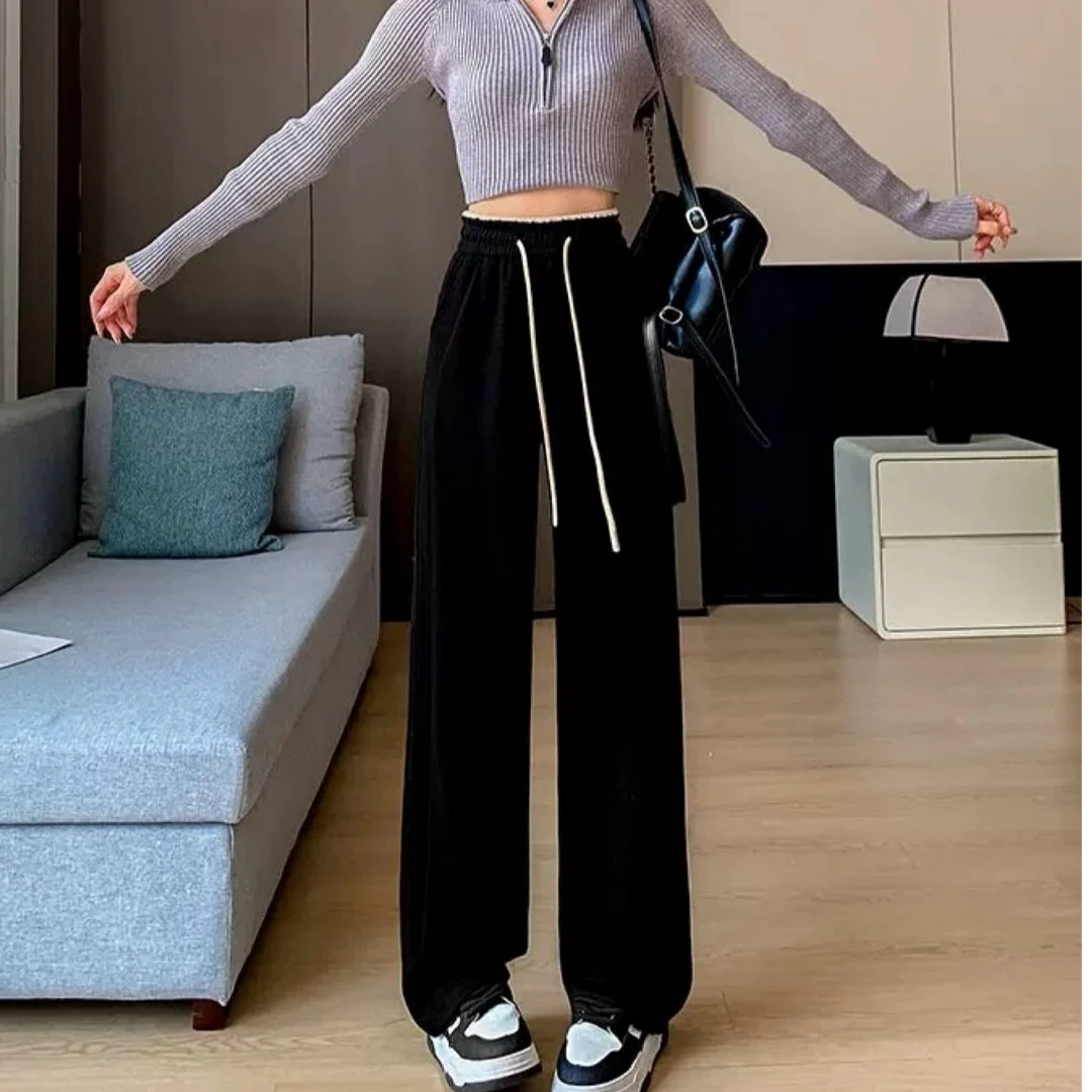 2450羚羊毛提臀加厚直筒裤