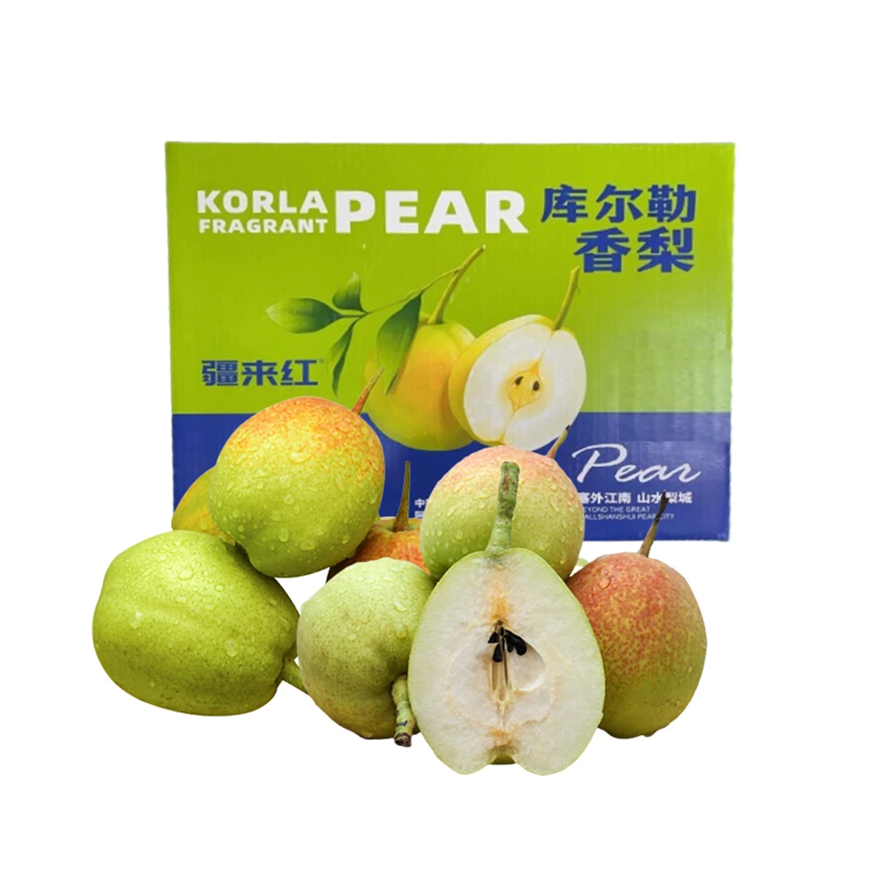 疆来红 新疆库尔勒香梨 特级4kg全母梨标箱（单果115g+）