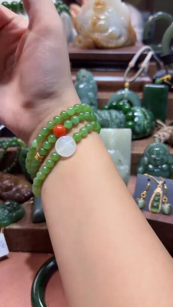 未镶嵌手串和田玉（碧玉）1