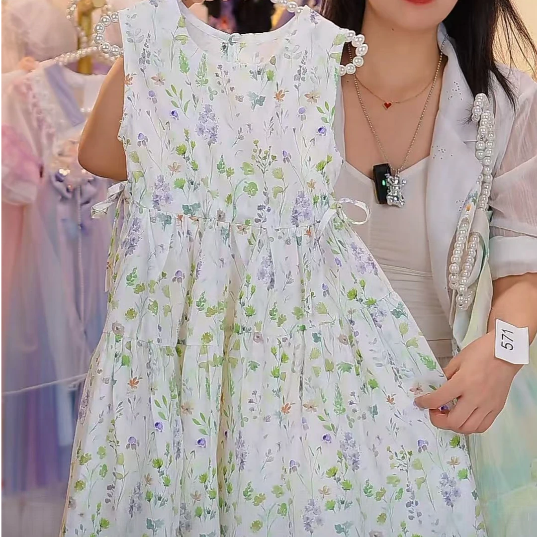 夏季【-夏款-缤纷-连衣裙-】洋气公主裙春款女童连衣裙