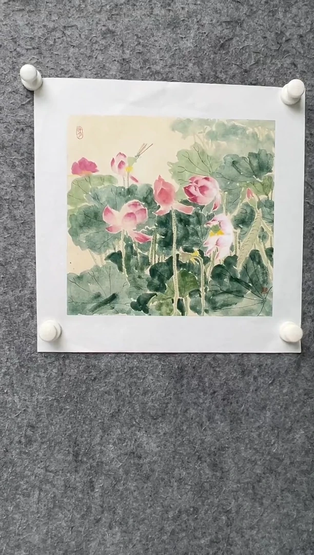 国画邹训精-1平尺-国画作品
