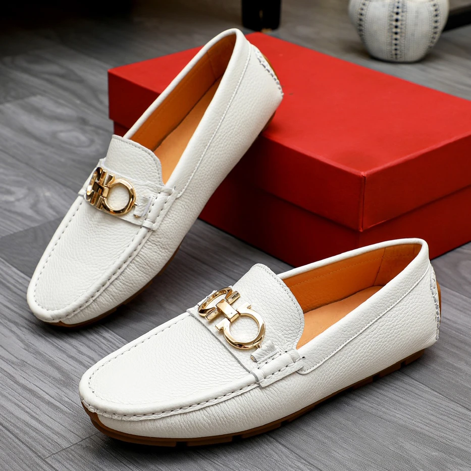 2025新款男士豆豆鞋软真皮底低帮驾车鞋英伦百搭轻奢潮流透气皮鞋