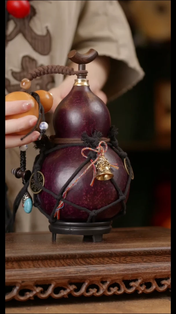 89号精品天然大漆酒葫芦一物一拍~