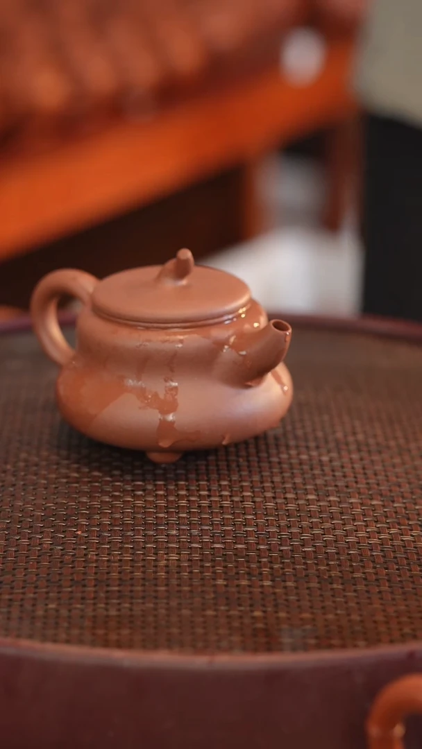 茶壶紫砂原矿手工制作