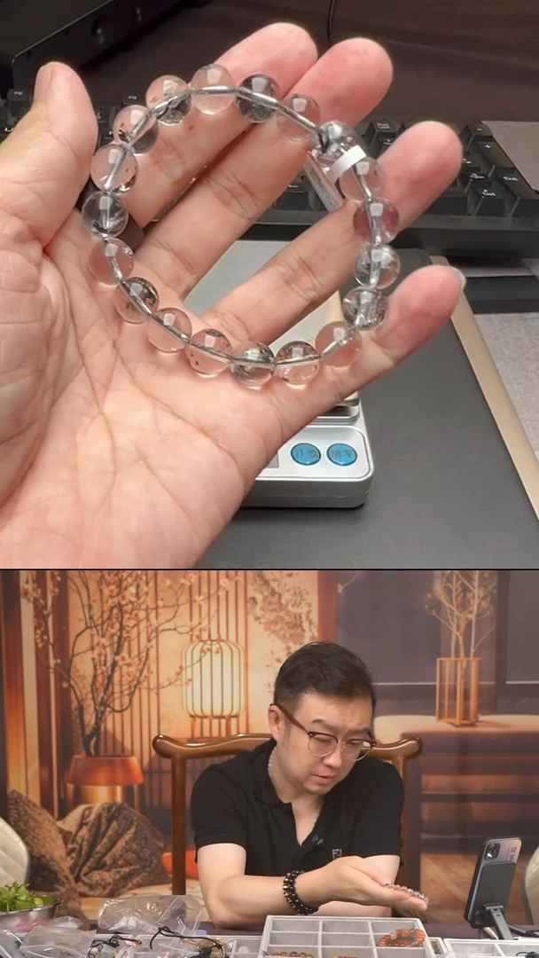 水晶手串未镶嵌HBSJ000072