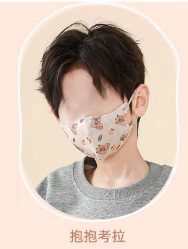 新款3D儿童款防护口罩H3210