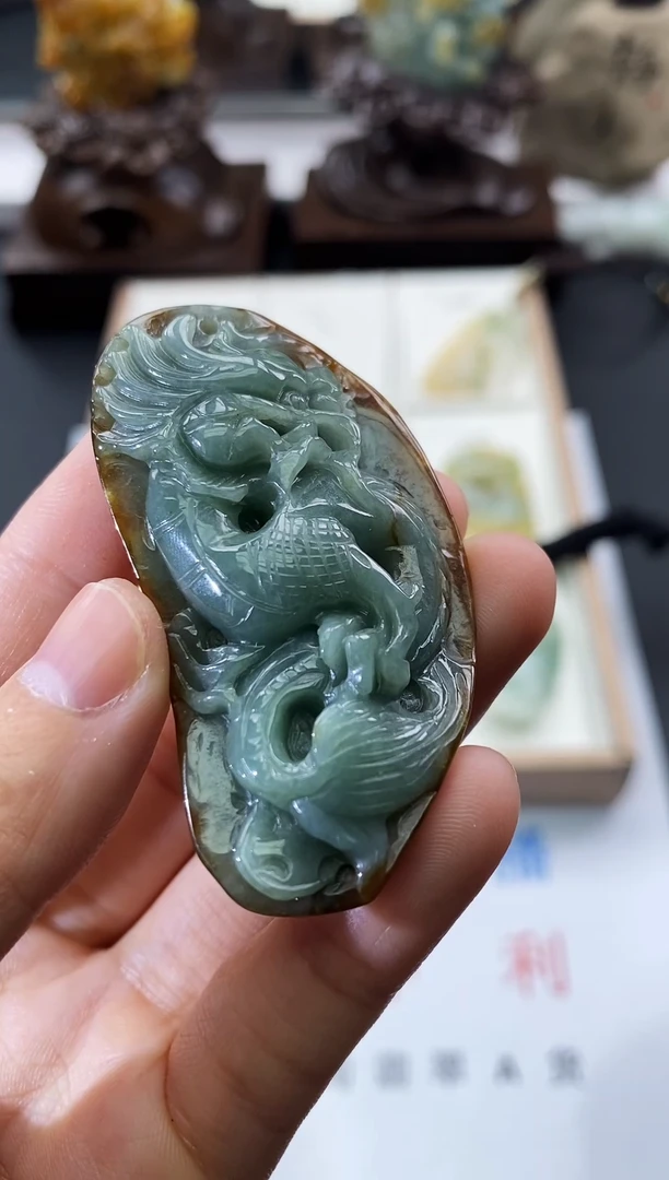 颈饰未镶嵌翡翠天然缅甸A货翡翠