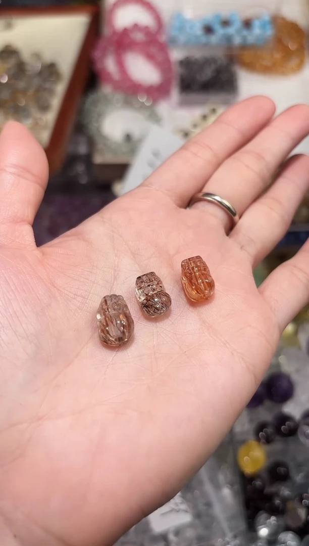 【闪购商品】水晶手串未镶嵌B16黑金超貔貅约卡8