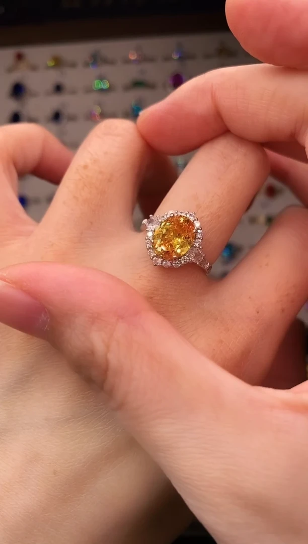 5克拉碧玺（处理）欧美风戒指