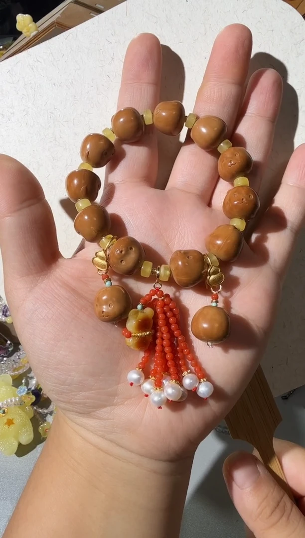 手链蜜蜡未镶嵌蜜蜡小熊手链多样性发货
