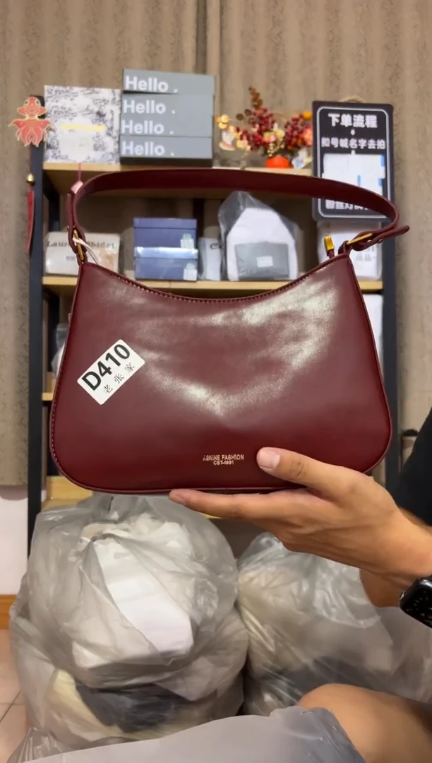 小牛剖层皮革老张家女包410