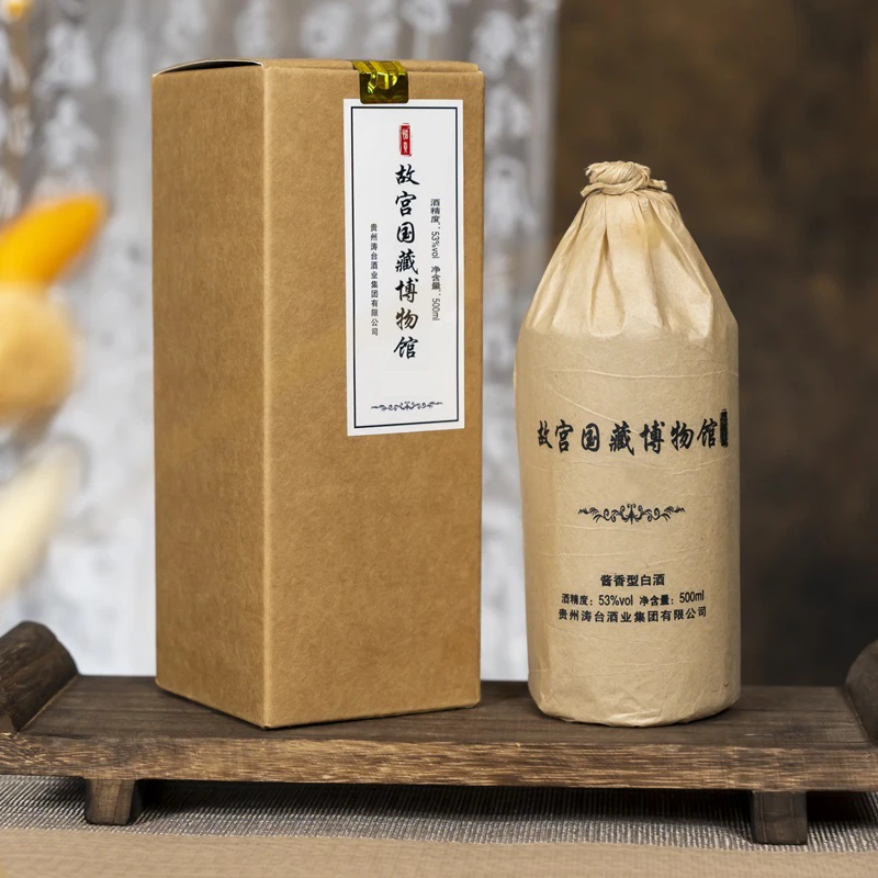 涛台故宫國藏博物馆 酱香白酒 纯粮 整箱带手提袋53%Vol500ml*6瓶