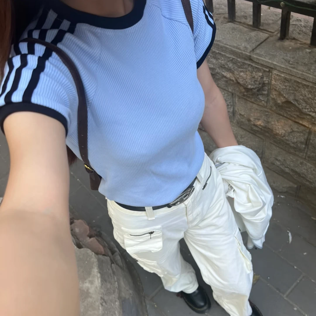 【Jennie同款】女士夏季短袖T恤