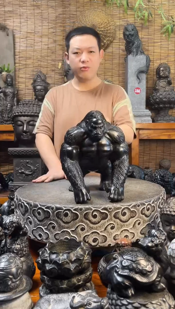 石材30新款金刚天然青石雕刻