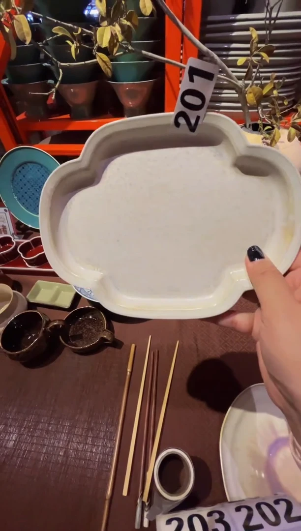 瓷片鹤****姐201云朵托盘福利