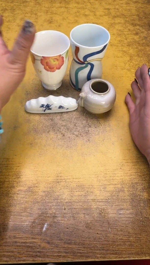 瓷器瓷器瑕疵破破162四件