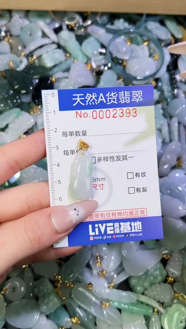 【闪购商品】翡翠颈饰未镶嵌天然翡翠A货
