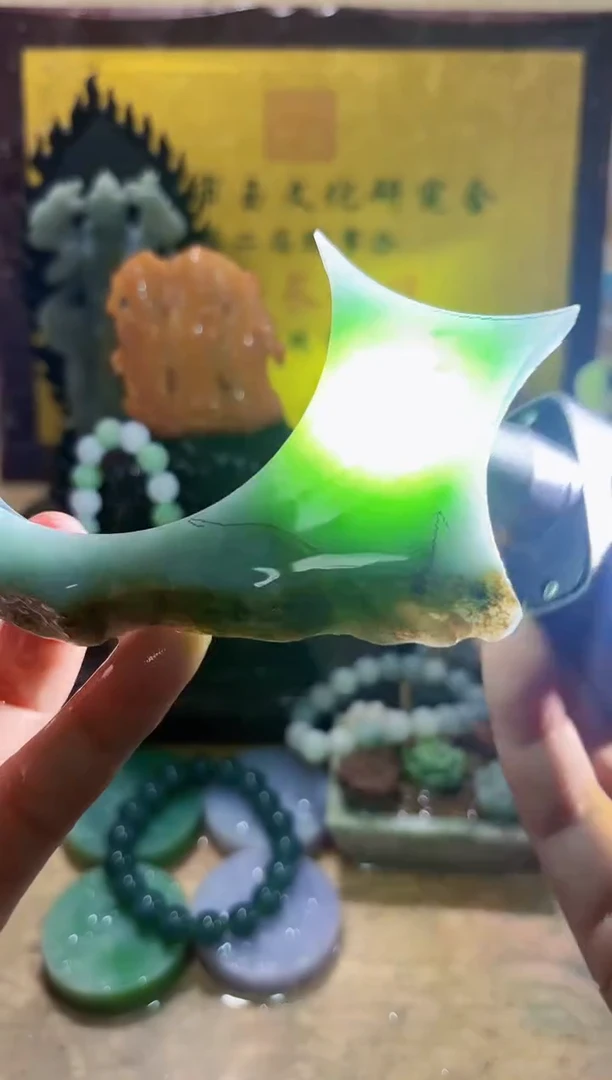 未镶嵌挂件翡翠A货常璀7775