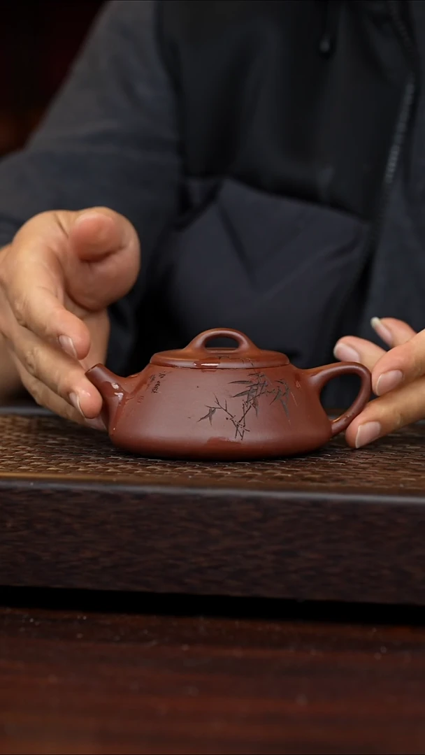 茶壶紫砂丹壶溢香紫砂壶微瑕180cc