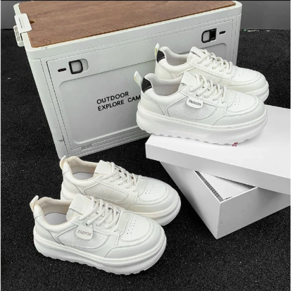 S812超轻底增高百搭泡关小白鞋