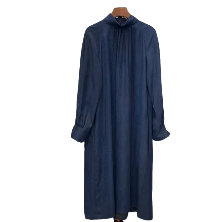 【莨作罗衣】非遗香云纱设计师款连衣裙｜100%桑蚕丝秋季透气0930