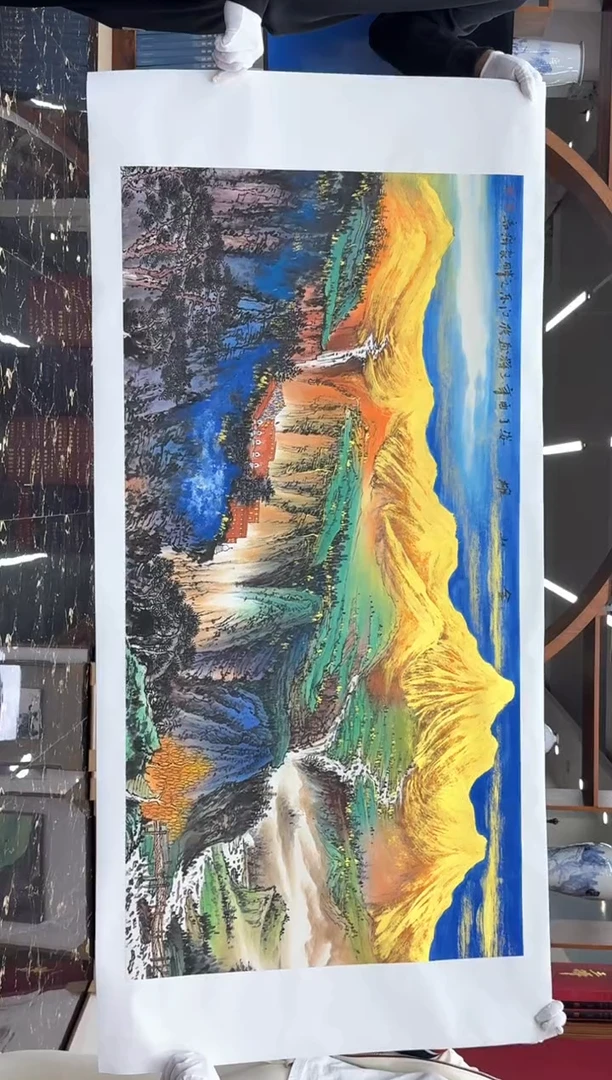 国画国画绘画山水花鸟