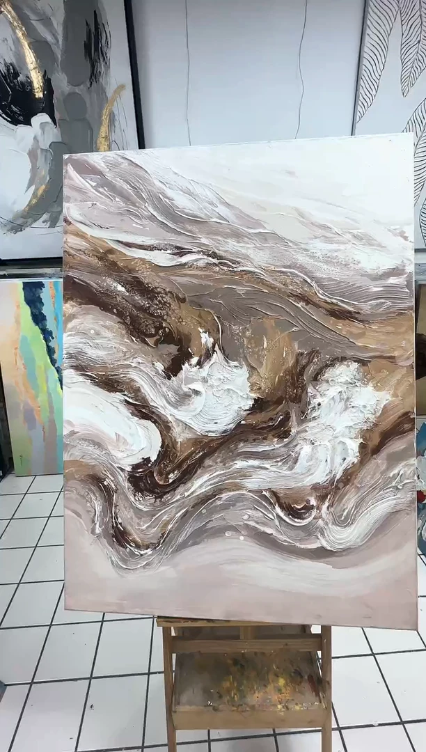 168现代艺术装饰画油画90cm120cm