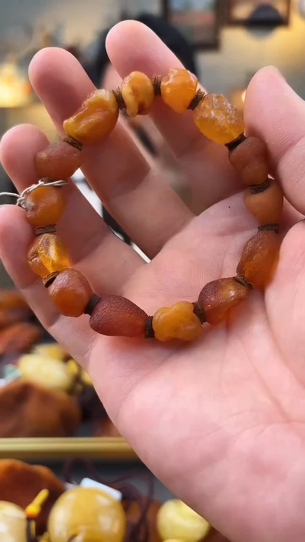 未镶嵌琥珀手串手串