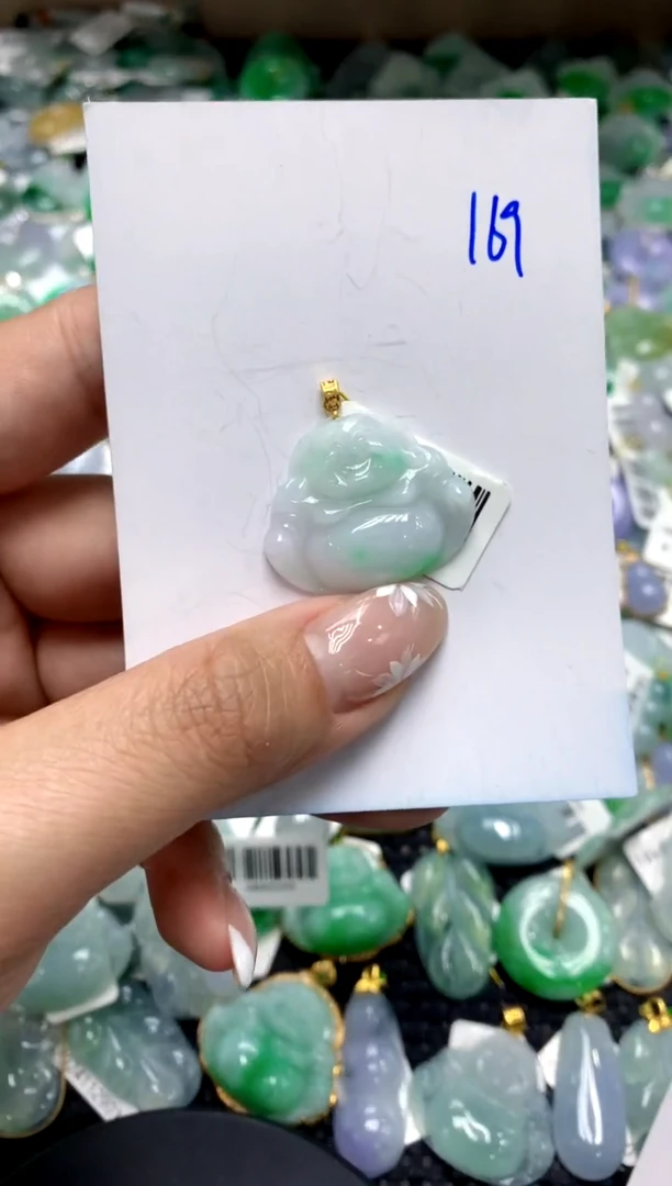 【闪购商品】翡翠颈饰18K金镶嵌1111111111111111