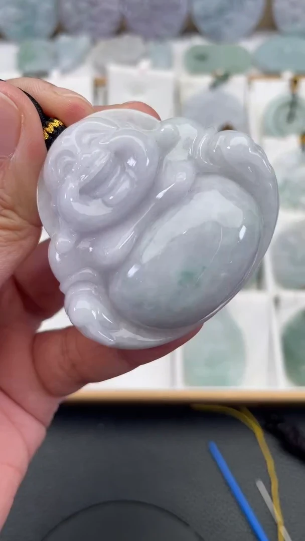 颈饰未镶嵌翡翠天然缅甸翡翠A货516