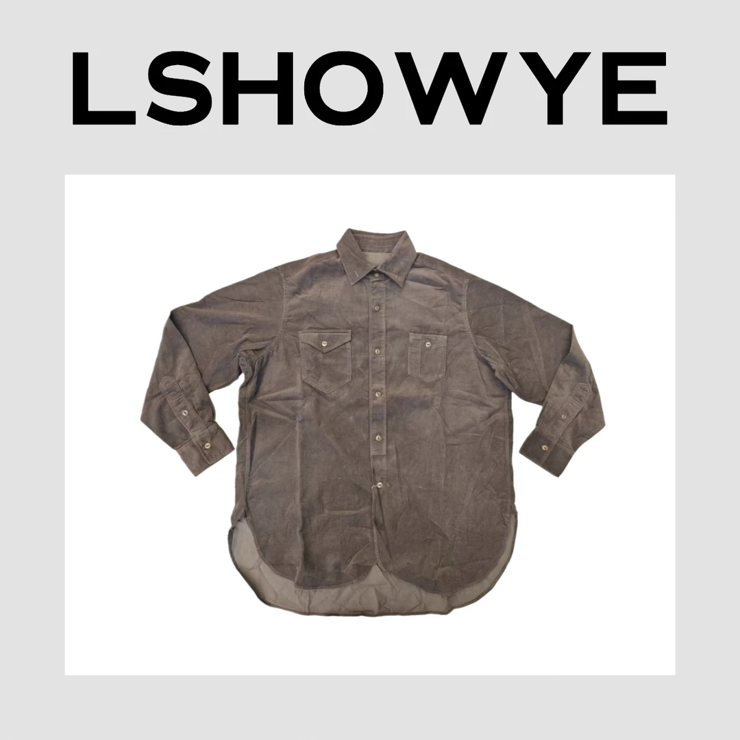 LSHOWYE｜全棉灯芯皱衬衣r5200
