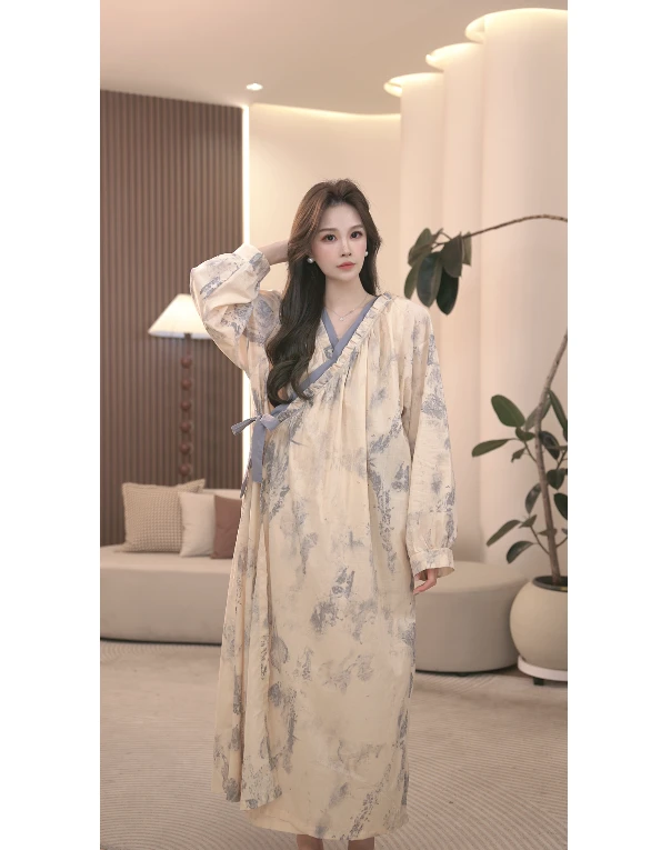 DM【水墨芳华】高定设计款时尚家居服套装CCCCCC