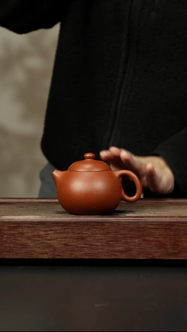紫砂茶壶超矿标红降坡 文旦