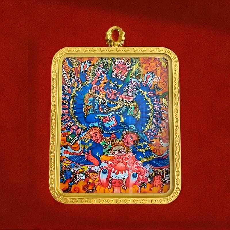 【单面唐卡】大威德金刚【守护、避挡】【梵昊甄选】 手绘 西藏 礼物