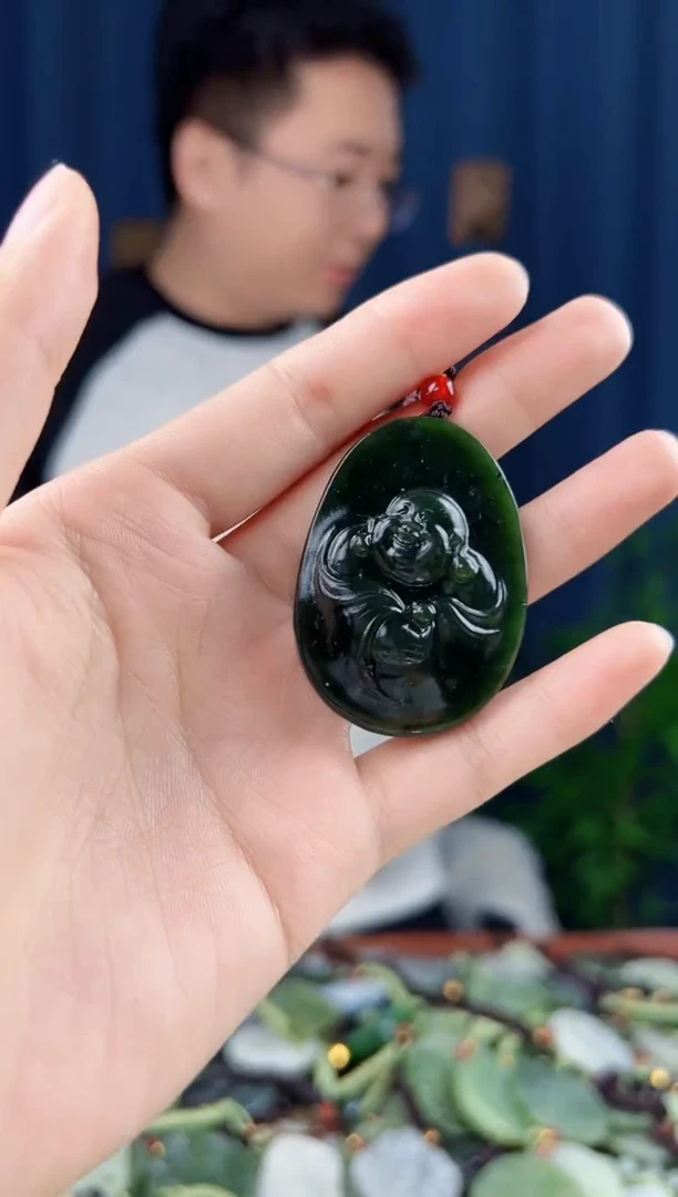 未镶嵌和田玉挂件拍一发一，