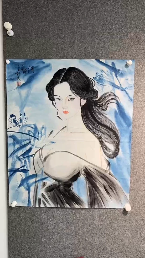 国画刘俊老师三尺