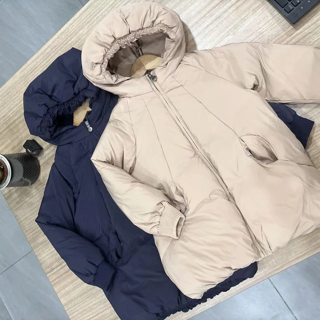 乐乐妈90白鸭绒（超柔加厚）防风中长款羽绒服 3331126428