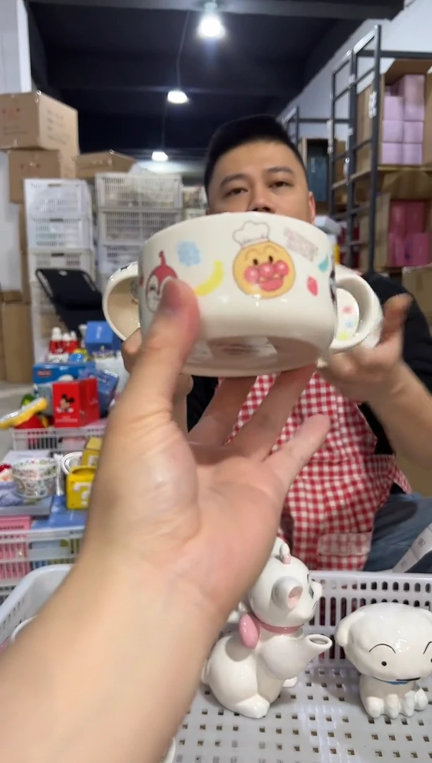 【闪购商品】杯2024新款面包超人3件套