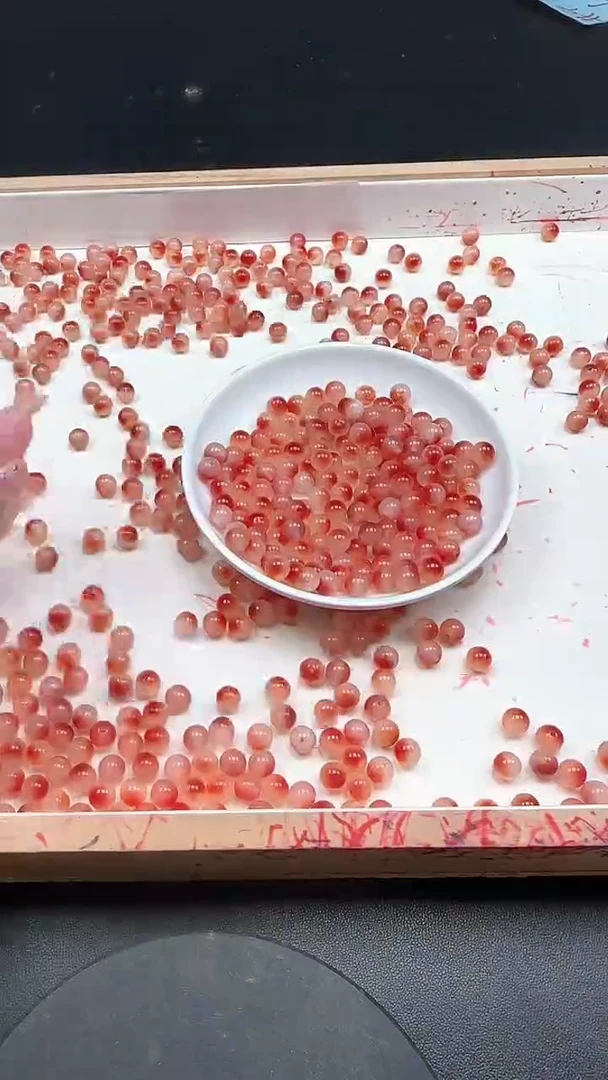 未镶嵌散珠南红玛瑙冰飘花N18卡6mm散珠30颗